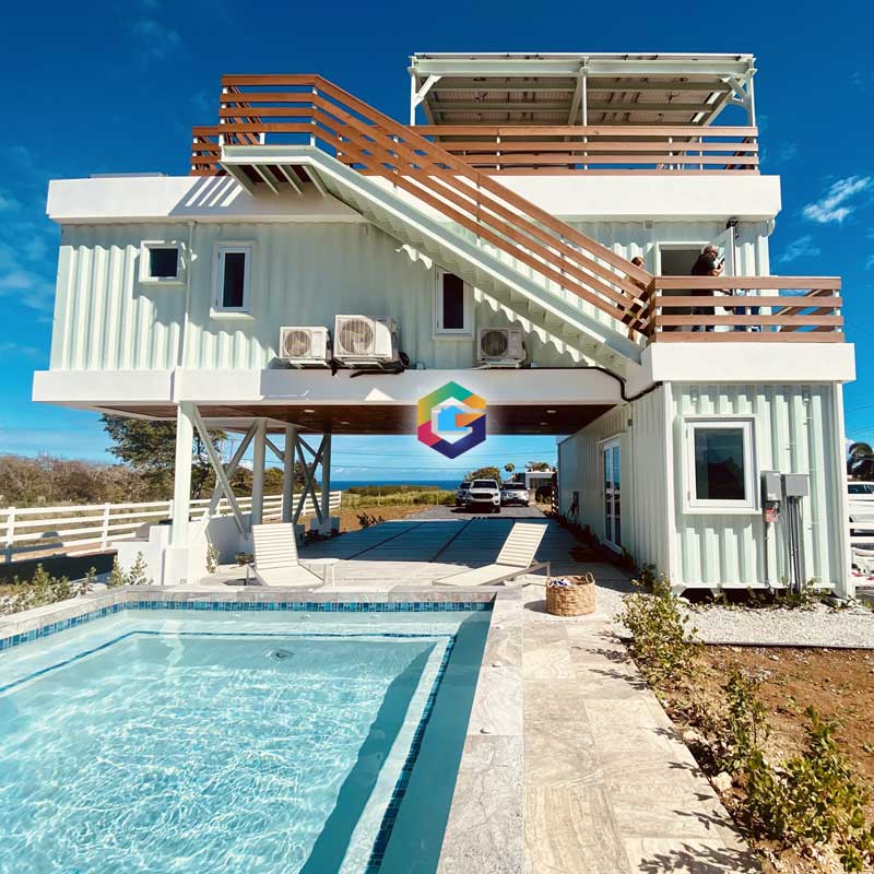 Casa Mar azul: un Luxury Container Home en Puerto Rico